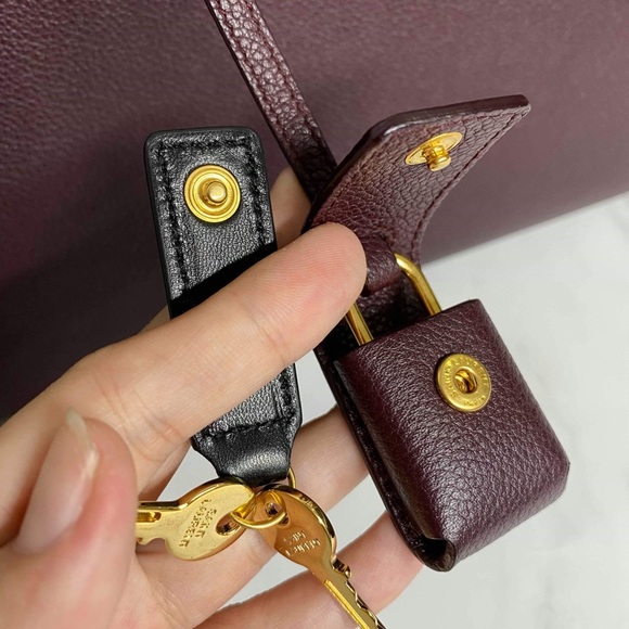 Saint Lauren sac de jour small , burgundy - Picture 2 of 7